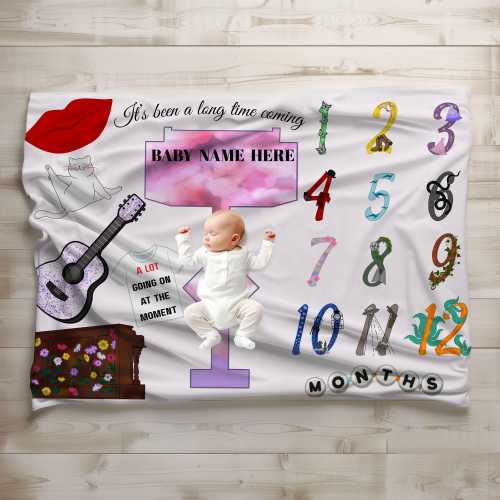 Little Eras Milestone Blanket