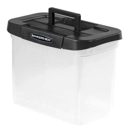 Bankers Box Plastic Letter Size File Organizer, Clear