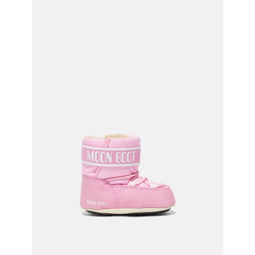 CRIB PINK NYLON BOOTS