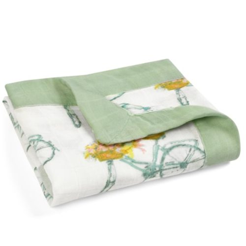 Bamboo Mini Lovey, Floral Bicycle
