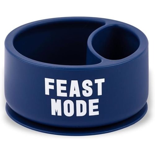 Bella Tunno Silicone Suction Bowl for Toddlers and Babies, Food Grade BPA Free Silicone, Non Slip Suction Base, Microwave & Dishwasher Safe, Ideal Baby-Led Weaning & Self Feeding Bowl, Miss Mess