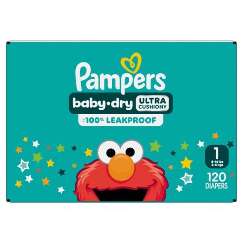 Pampers Baby Dry Diapers - (Select Size and Count)