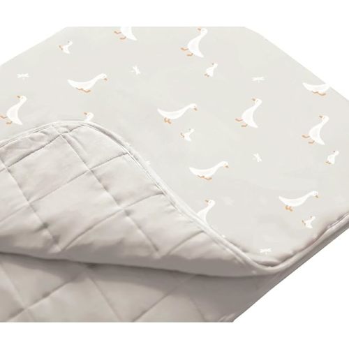 GUNAMUNA Baby Cloud Blanket, Nursery Swaddling Blankets for Toddlers Infants Babies, 1.0 TOG, Goose, 30" x 40" Size