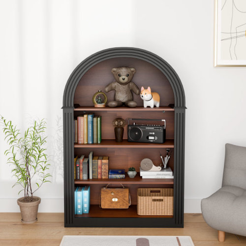 Dakota Fields 45.9" Arched Kids Bookcase, Arched Storage Display Cabinet | Wayfair
