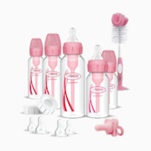 Dr. Brown's Anti-colic Options+ Narrow Baby Bottle Starter Gift Set - Pink