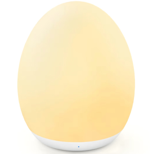 MediAcous Night Light for Kids, 7 Colors Changing Egg Light for Nursery | Stepless Dimming, Soft Silicone Touch Night Lamp with 1 Hour Timer, Rechargeable Nursery Night for Breastfeeding