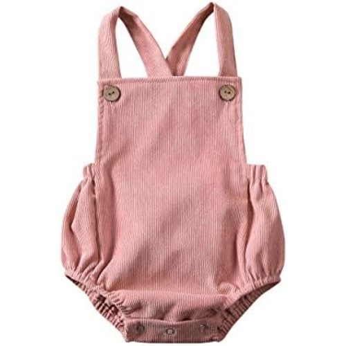 Newborn Baby 1 Piece Summer Romper Baby Girl Boy Solid Color Jumpsuit Sleeveless Backless Overalls Outfits