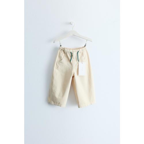 ZARA TIMELESS - BALLOON PANTS WITH CONTRASTING DRAWSTRINGS - Light beige | ZARA United States