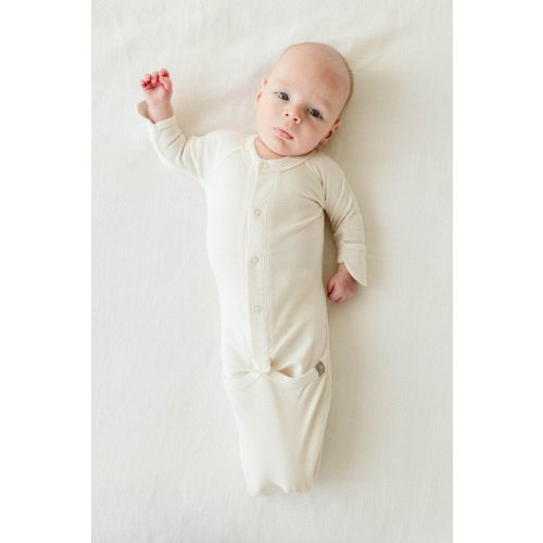 Goumikids Organic Baby Sleeper Gown - Rose – goumikids