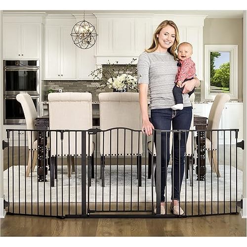 Regalo Safety 56"-74.5" Super Wide Configurable Baby Gate