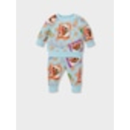 Baby Arnott's Shapes Plush Long Pj Set Multi - Peter Alexander Online