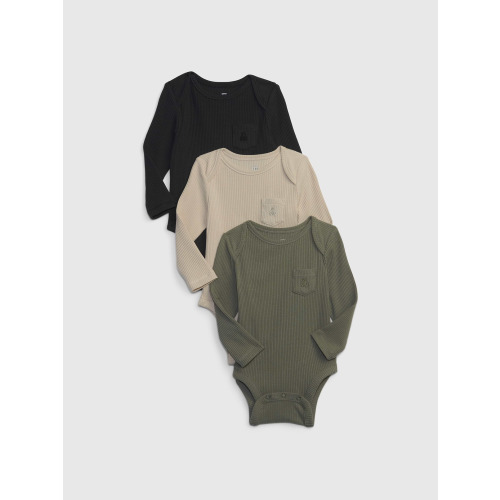 Baby First Favorites TinyRib Bodysuit (3-Pack)