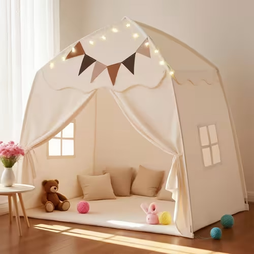 kids portable play tent mosquito net canopy foldable teepee - Temu