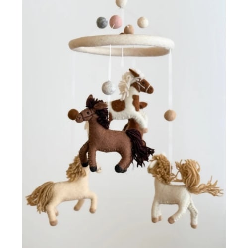 Wholesale Felt Baby Mobile - Horse - 50% Off – Ganapati Wholesale