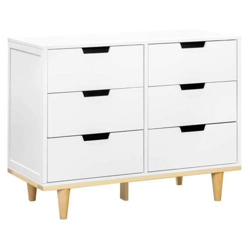 Marley 6-Drawer Double Dresser - White/Natural