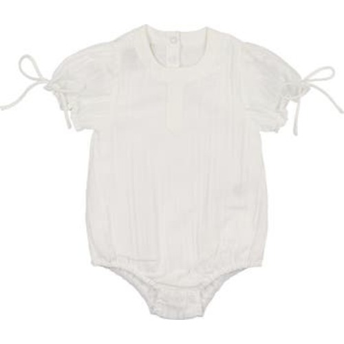 Kids' Striped Cotton Blend Romper, 18M