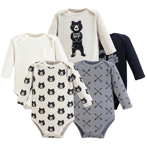 Luvable Friends Hudson Baby Bodysuits 5pk