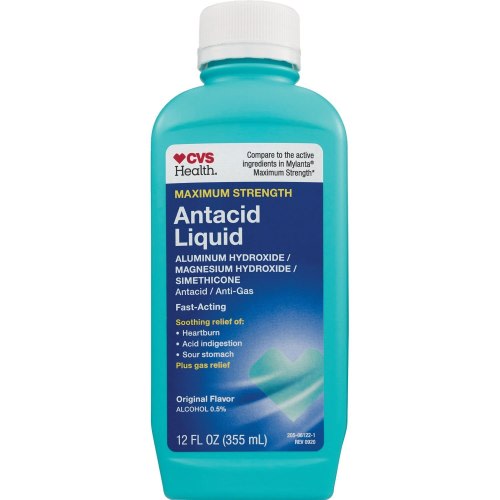 CVS Maximum Strength Antacid Liquid, Original, Mint