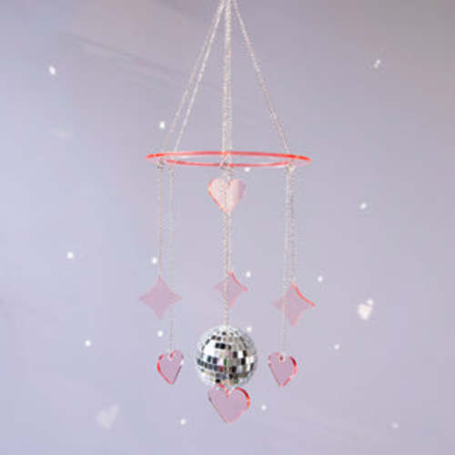 Mini Disco Mobile - Hearts and Stars – tiny deer studio