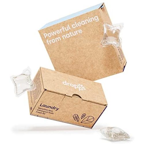Dropps Sensitive Skin Laundry Detergent Pods | 64 Count | Free of Dyes | HE | Safe & Gentle | Powered by Natural Plant-Based Ingredients