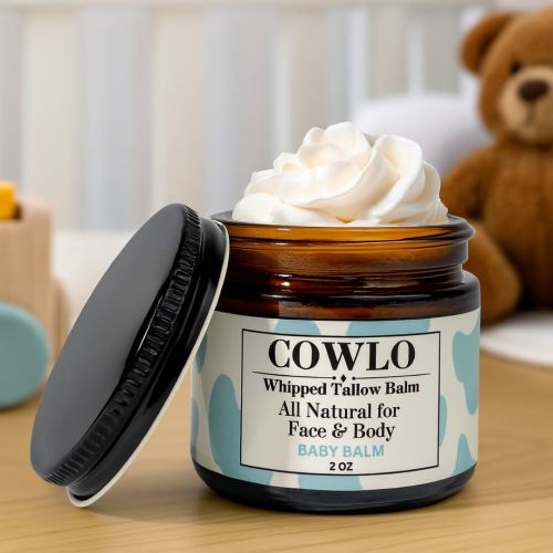 Baby Balm Whipped Tallow | Grass-Fed Beef Tallow – COWLO