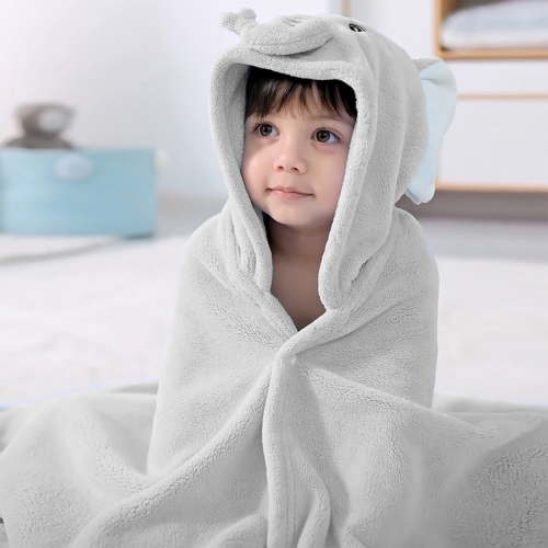 JLFNYA Baby Bath Towels,Ultra Soft Baby Hooded Washcloths,Ideal for Bath & Beach,Suitable for Both Boys & Girls from Newborns to Toddlers