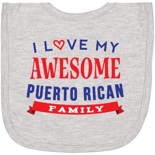 inktastic Puerto Rico Love My Puerto Rican Family Newborn Bib