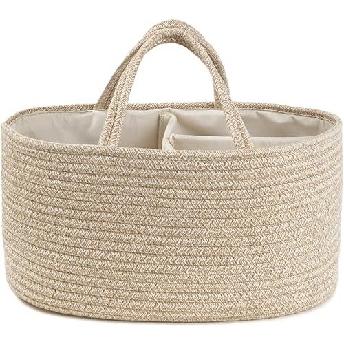Diaper Caddy Organizer, Gift Basket for Baby Shower, Newborn Essentials