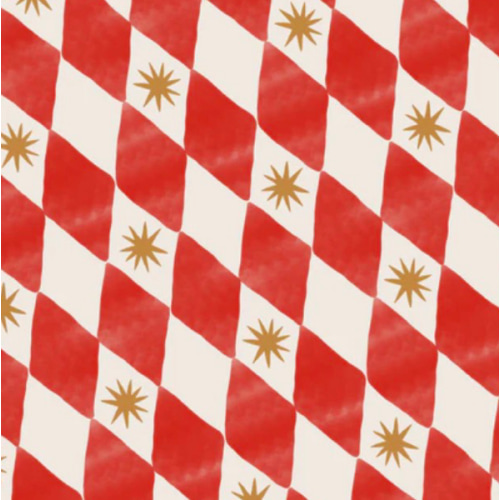 Wedge Baby Changing Mat | Harlequin Red Print | Bobbin and Bumble | UK | Bobbin and Bumble