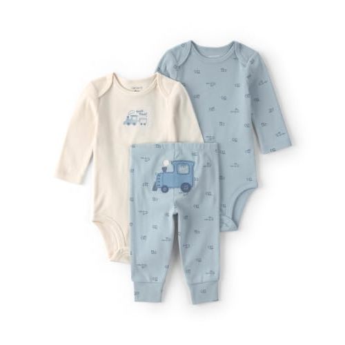 Carter's Baby Boys' 3-piece Bodysuit Pant Sets