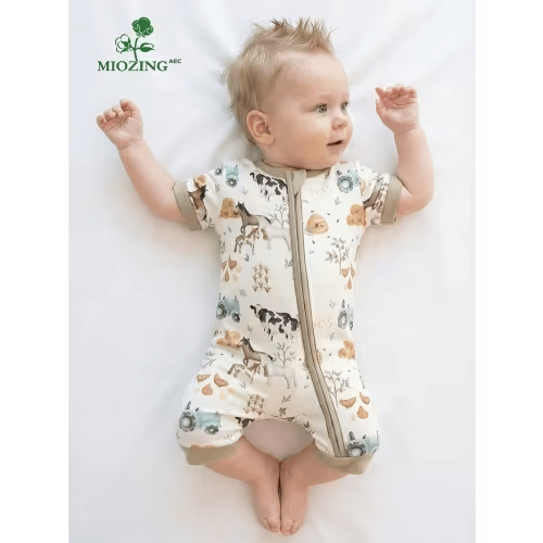 ultra soft bamboo fiber short sleeve bodysuit farm - Temu