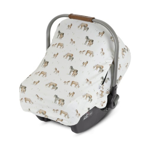 Summer Weave Cover - Horses Cream – Gliz Design
