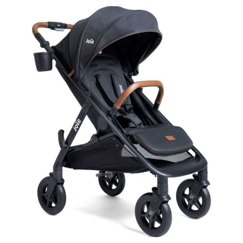 Joie Caraway Whirl Full-Size Stroller - Shale: 50 lb Capacity, One-Hand Fold, 20.5 lb, Metal