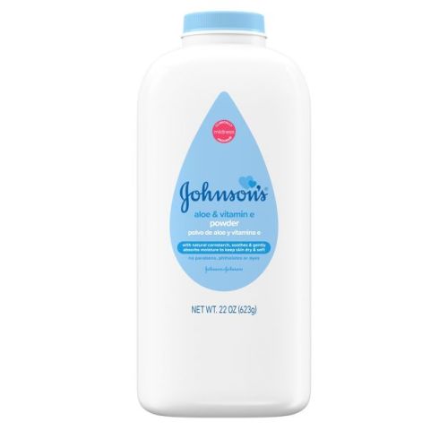Johnson's Naturally Derived Cornstarch Baby Powder, Aloe & Vitamin E For Delicate Skin - 22oz