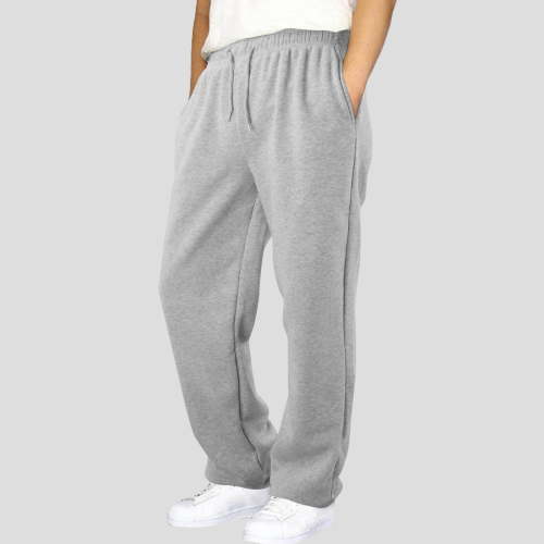 Tdoqot Boys Sweatpants with Pockets- Casual Quick-Dry Baggy Elastic Waist Kids Wide Leg Pants Gray Size 6