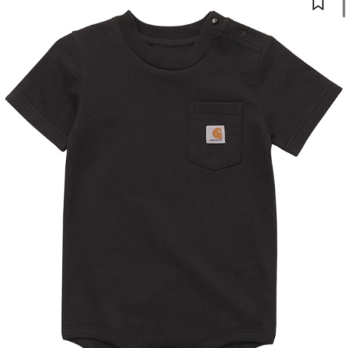 Carhartt Infant Boys' Short Sleeve Pocket Onesie