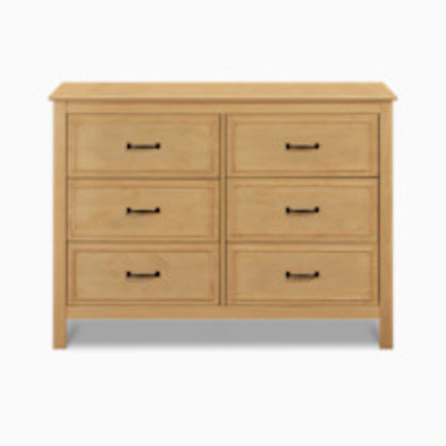 daVinci Charlie 6-Drawer Double Dresser - Honey