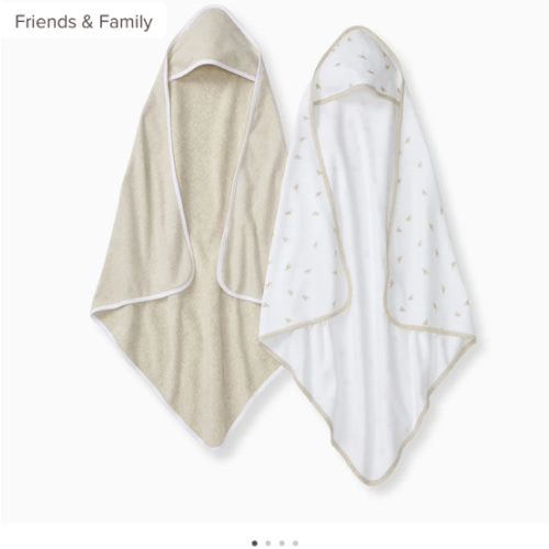 Golden Bee Organic Knit Terry Towels Set of 2
