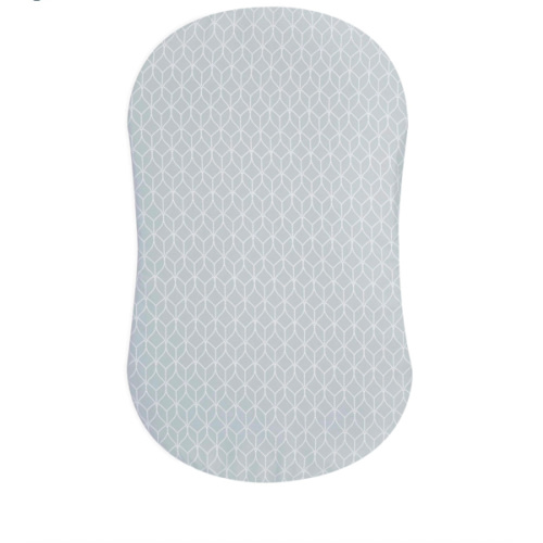 HALO - BassiNest Fitted Sheet 100% Cotton | Morning Mist - Gray