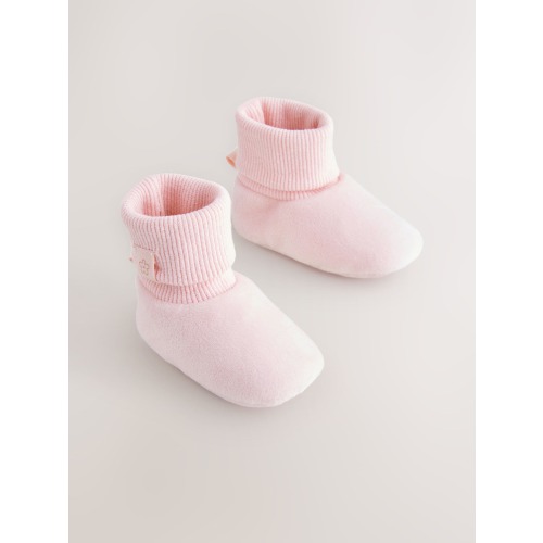 Pink Baby Bootie Shoes (0-18mths)