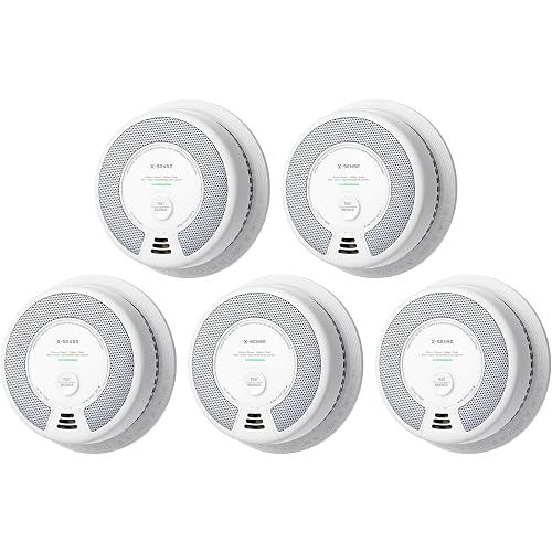 X-Sense Smoke & Carbon Monoxide Alarm, SC06, 5-Pack