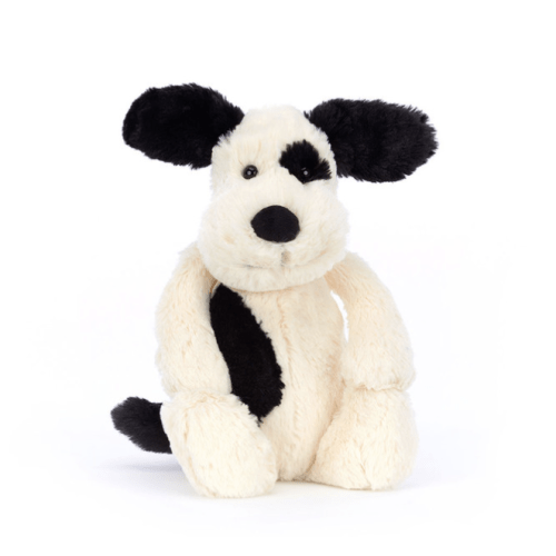 Bashful Black & Cream Puppy - JellyCat