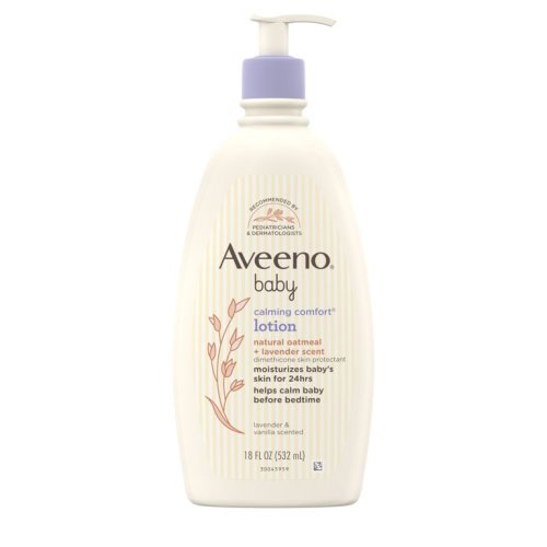 Aveeno Baby Calming Comfort Moisturizing Body Lotion, 18 fl. oz