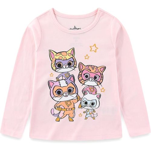 Disney Super Kitties Girls Long Sleeve Shirt for Toddlers