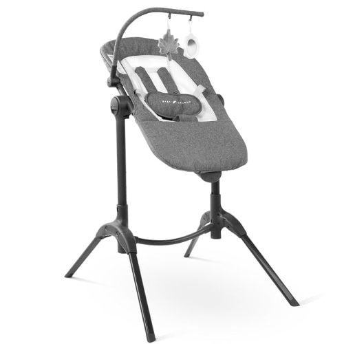 Baby Delight Bloom Baby Seat & Lounger, Charcoal Tweed