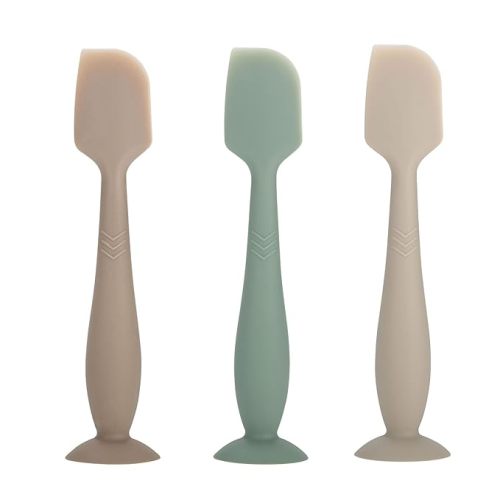 Diaper Cream Spatula Butt Spatula Baby Diaper Spatula, Soft Silicone Butt Paste Spatula Diaper Rash Cream Applicator Diaper Cream Brush with Suction Cup Base