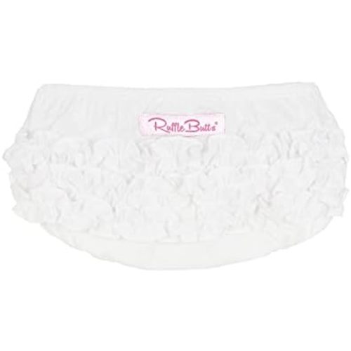 RuffleButts® Baby/Toddler Girls Ruffled Woven Bloomer