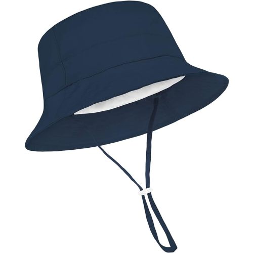 Durio UPF 50+ Beach Baby Sun Hat Sun Protection Cute Wide Brim Summer Baby Boy Bucket Hats Toddler Sun Hats for Girl