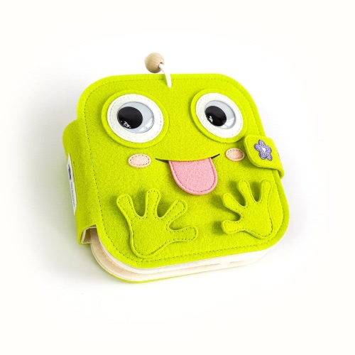 SILLY FROG MNB1 Handmade Felt Interactive Quiet Books – TinyBusy