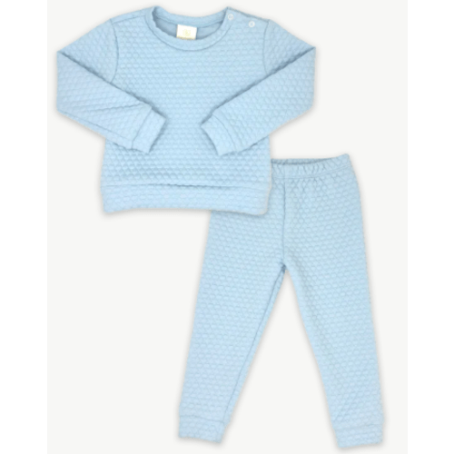 Quincy Quilted Play Set - Windy Blue Quilted 6m
